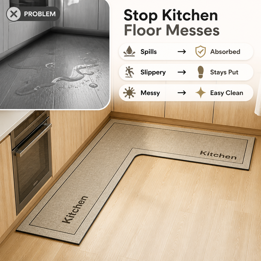 FlowGuard™ — Make Every Step Safe, Dry, and Comfortable in Your Kitchen