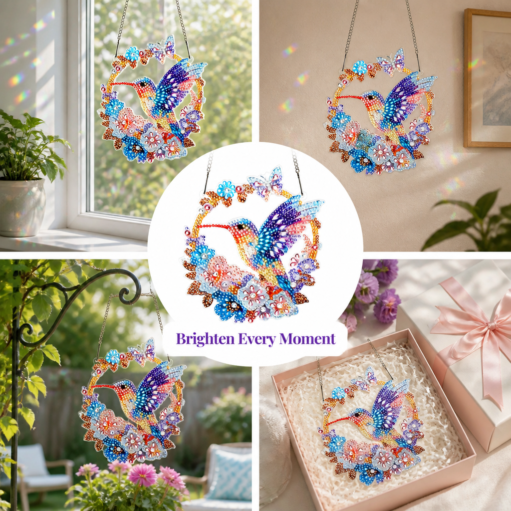 RadianceMuse™ Crystal Suncatcher Kit — Transform Sunlight into Your Personal Symphony of Color and Calm