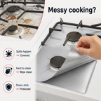 SizzleShield™ — Keep your stovetop cleaner and spend less time scrubbing after dinner
