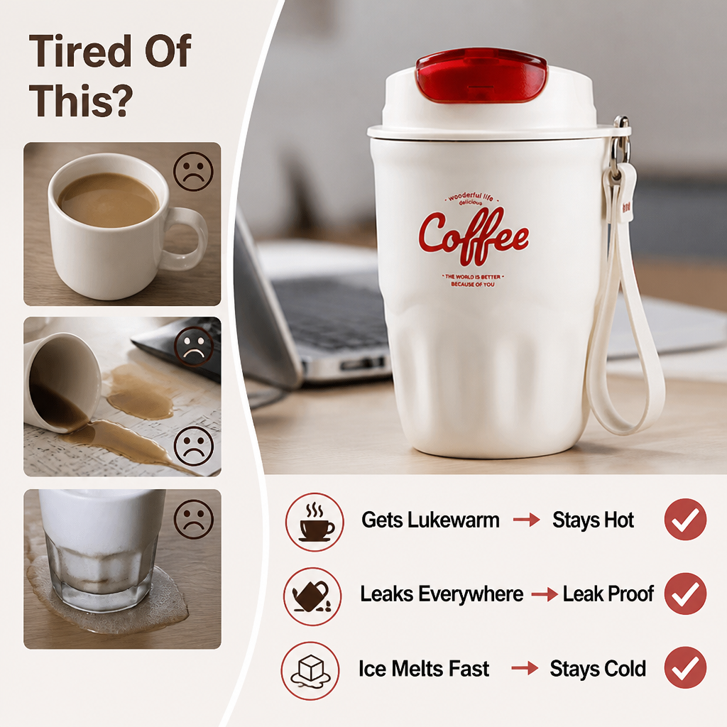 TempLuxe™ — Lock in Every Sip’s Perfect Heat or Chill All Day Long