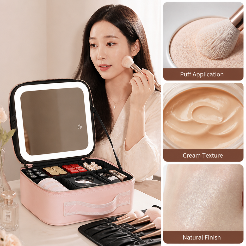 LuminaLuxe™ — Perfect Glow and Organized Beauty Wherever You Go