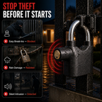 IronSentinel™ — Make Your Property Untouchable with a Thunderous 110dB Alarm