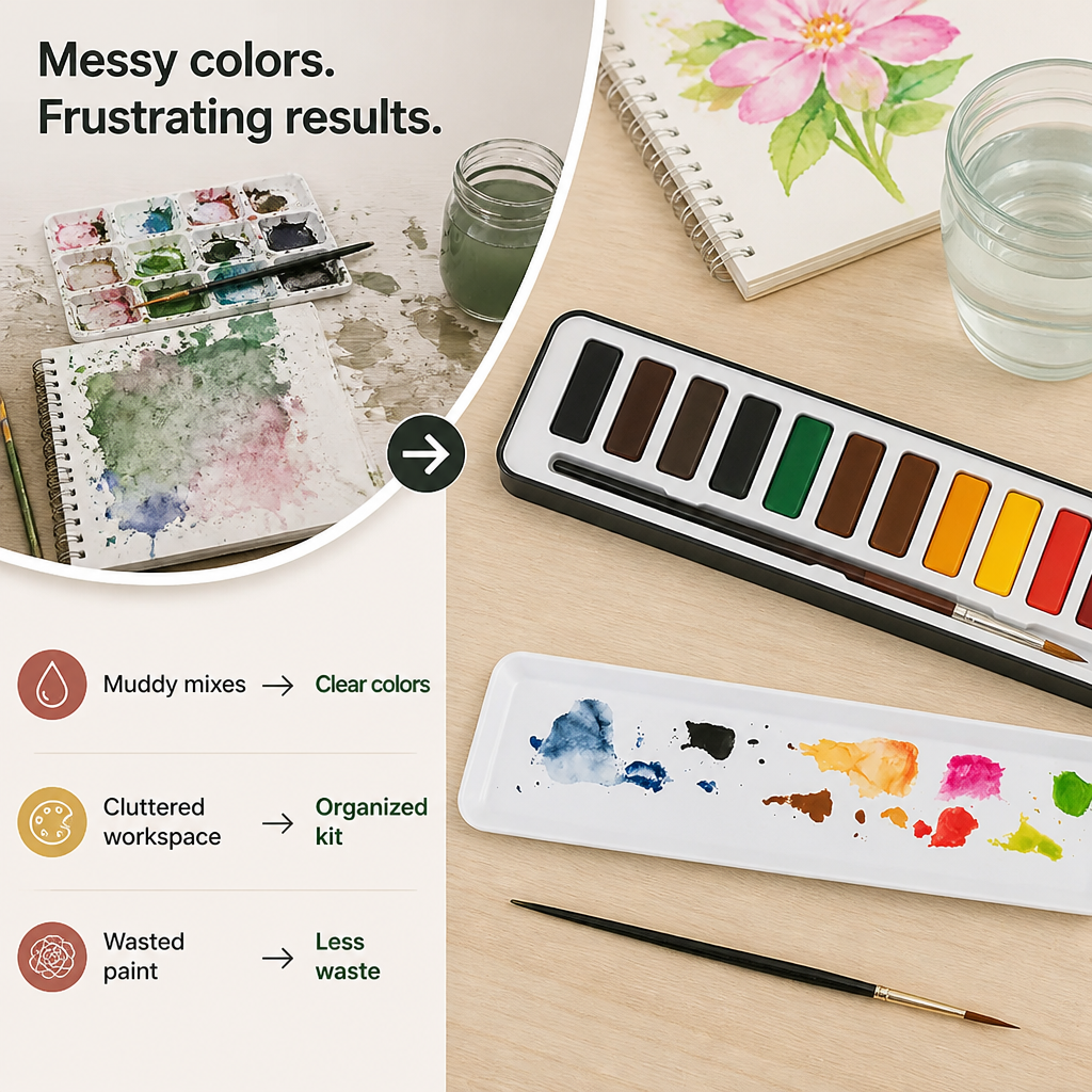 Vibranta™ Watercolor Kit — Ignite Your Creative Spirit with Every Vivid Stroke