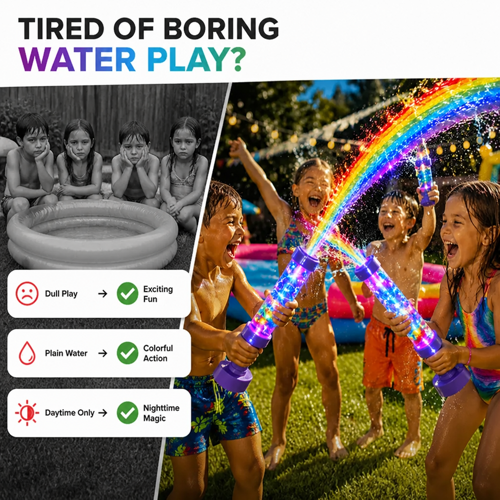 Glowvilo™ — Ignite Joy with Every Neon-Glow Water Blast