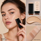RadiantEase™ Dual-Action Foundation Stick — Flawless, Hydrated Skin That Boosts Your Confidence All Day