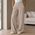 VioraFlex™ Double Pleat Pant — Unleash All-Day Confidence with Effortless Elegance