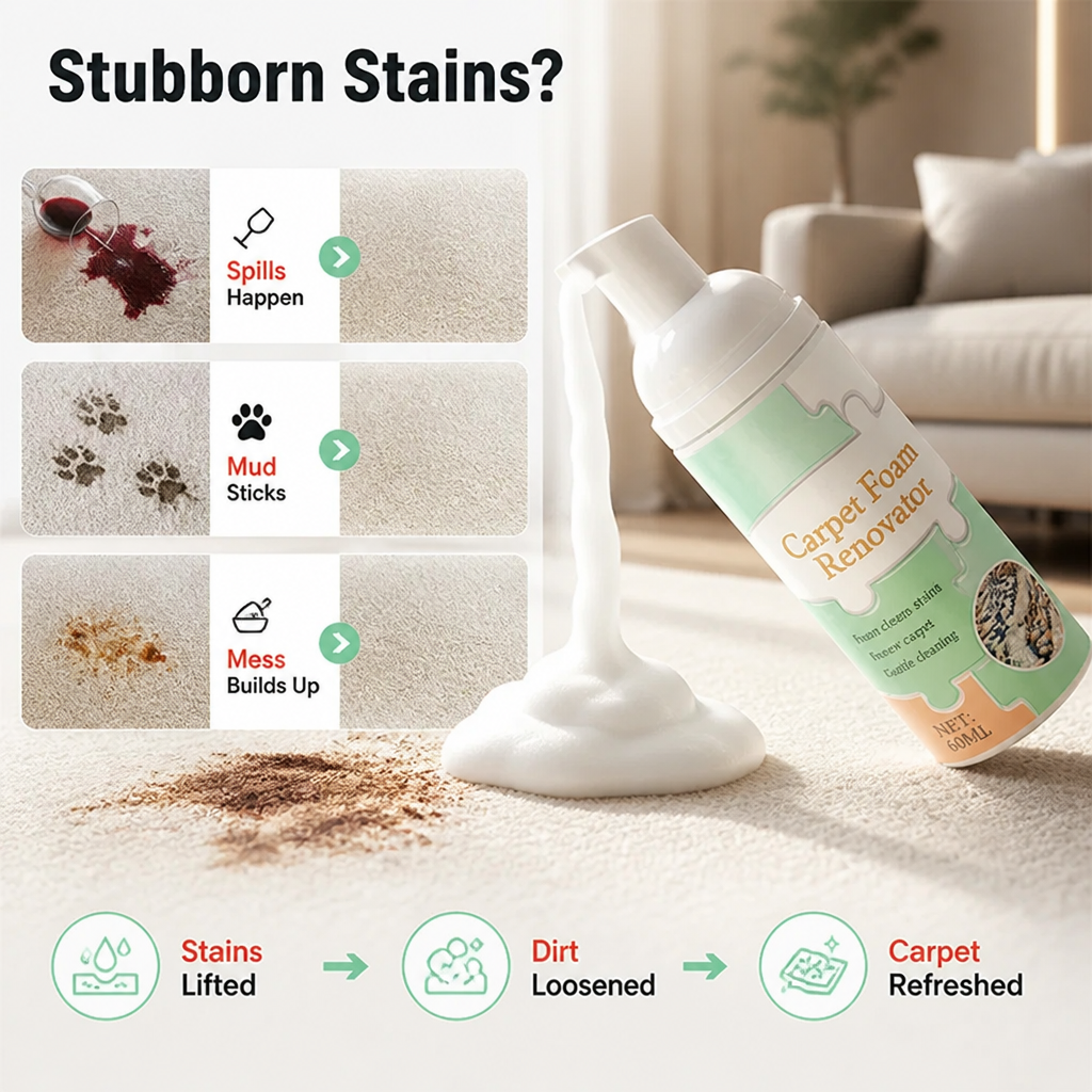 Qelvessa™ — Instantly Revive Your Carpets to Fresh, Flawless Perfection