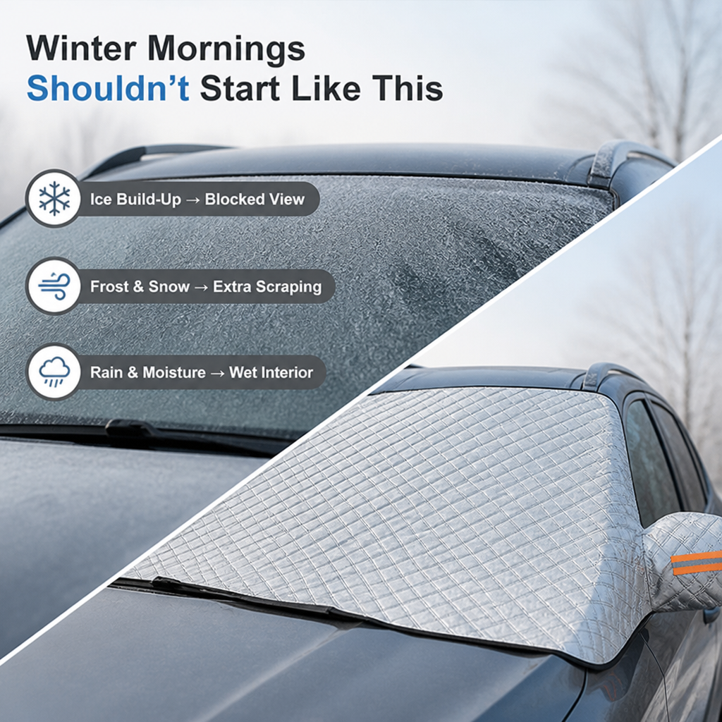 FrostEase™ — Start Your Drive Without the Icy Windshield Hassle