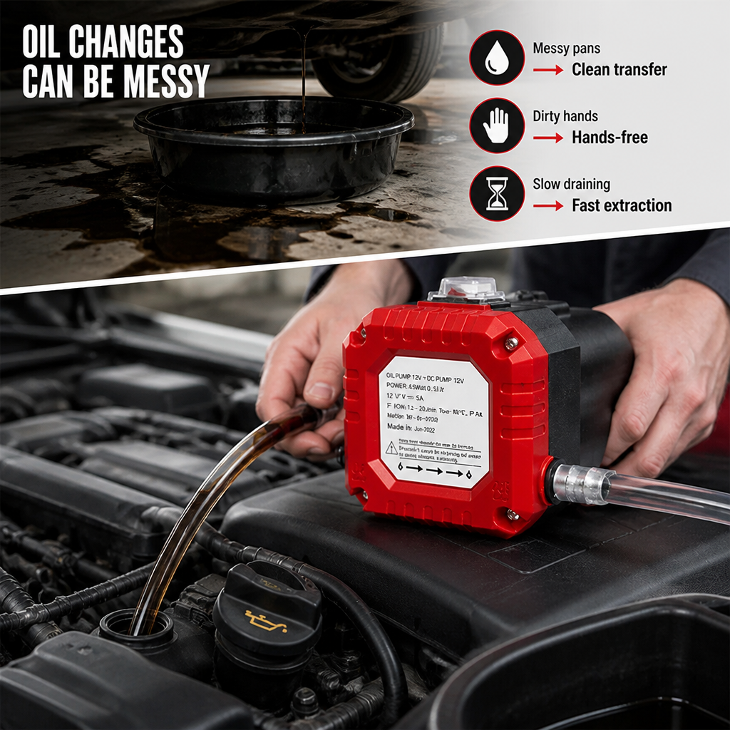 RevitaFlow™ — Take Command of Every Oil Change Without the Mess or Stress