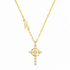Calyvra™ Petal Chain Necklace — Own Your Glow with Personalized Elegance and Timeless Strength
