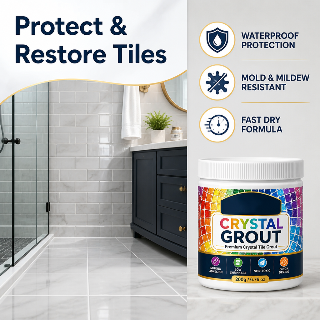 AquaShield™ Tile Grout — Protect and Restore Your Tiles with a Waterproof, Mold-Resistant Shield That Lasts