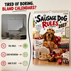 CheekiDachs™ Sarcastic Sausage Calendar — Make Every Day a Hilarious Celebration of Sass and Smiles