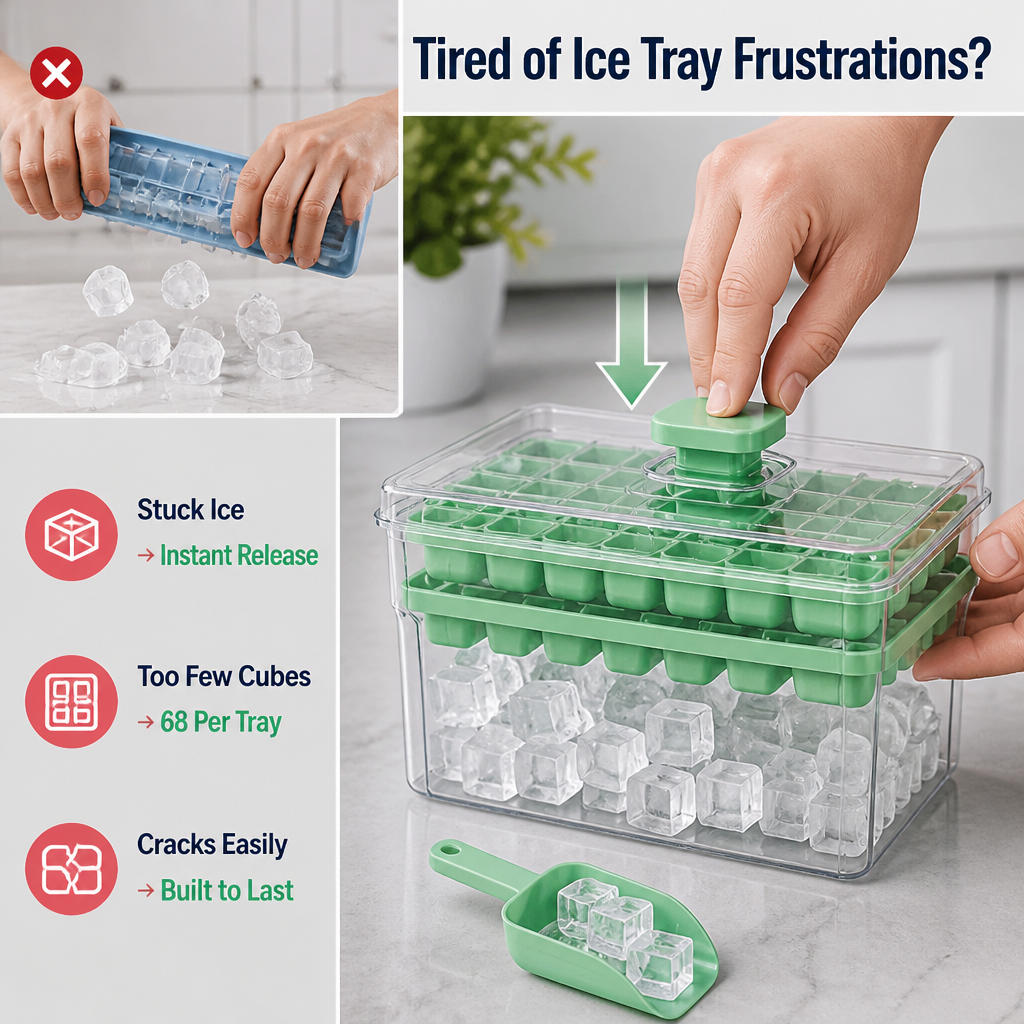 Cubrisa™ — Effortless Ice, Ready Whenever Thirst Hits