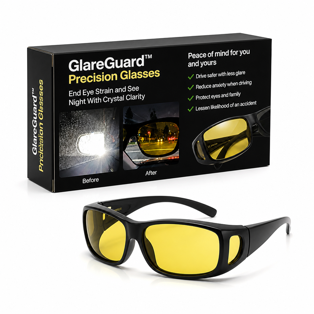 GlareGuard™ Precision Glasses — End Eye Strain and See Night With Crystal Clarity