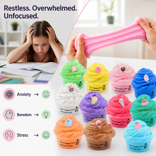9-Pack Stretch & Soften Sensory Set™ — Unlock Calm Focus and Spark Endless Creativity in Every Squish