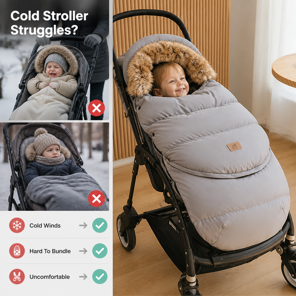 Bundlette™ — Cozy Stroller Walks, From Tiny Baby to Growing Toddler