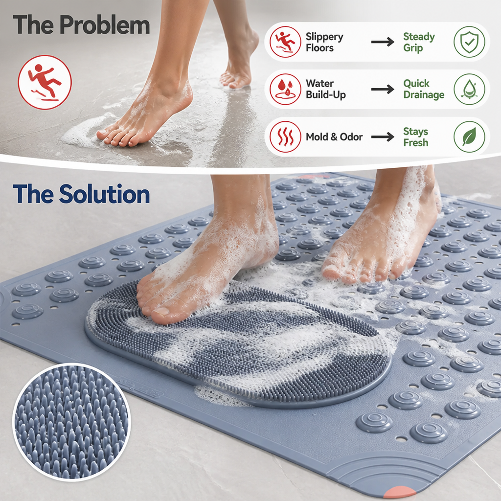 Bathivara™ — Step In Confidently and Relish Every Safe, Soothing Shower Moment