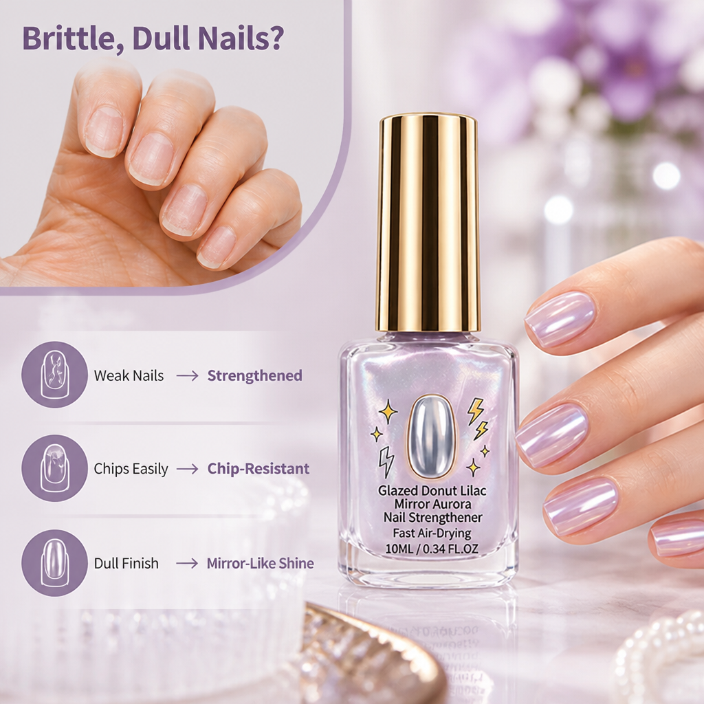 LilacLustre™ — Turn Brittle-Looking Nails Into a Glossy, Polished Lilac Manicure