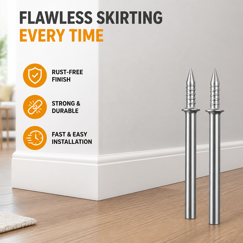 SteelEdge™ Ultra Nails — Perfectly Clean, Rust-Free Skirting Every Time