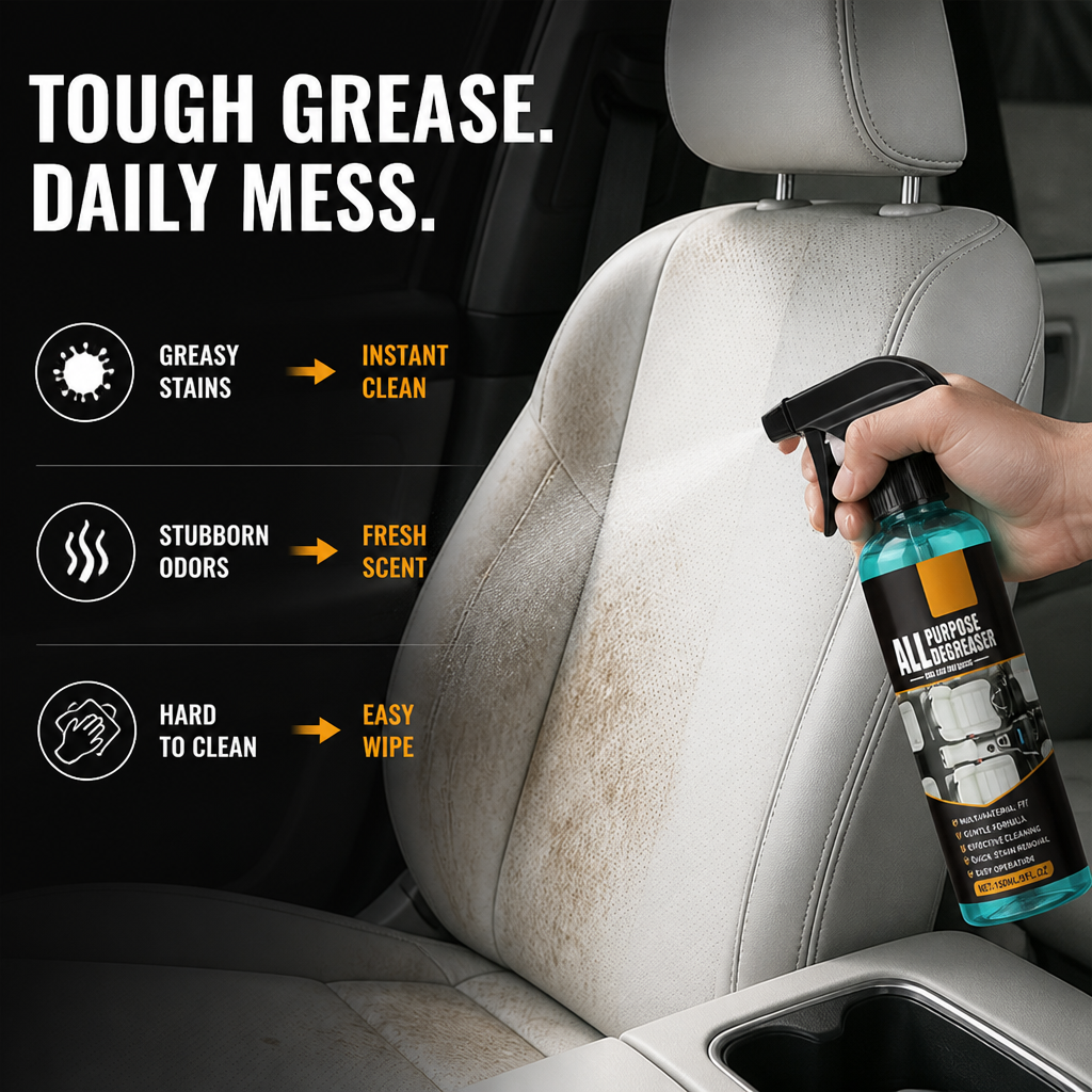 Greasevexa™ Multi-Surface Degreaser Spray — Blast Away Grease and Enjoy Instant, Sparkling Clean Refreshment