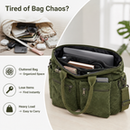 VeroCraft™ Corduroy Utility Tote — Master Your Day with Effortless Order and Unbreakable Style