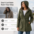 Rainara™ — Feel Unstoppable in Every Drop with Flattering, Featherlight Weatherproof Style