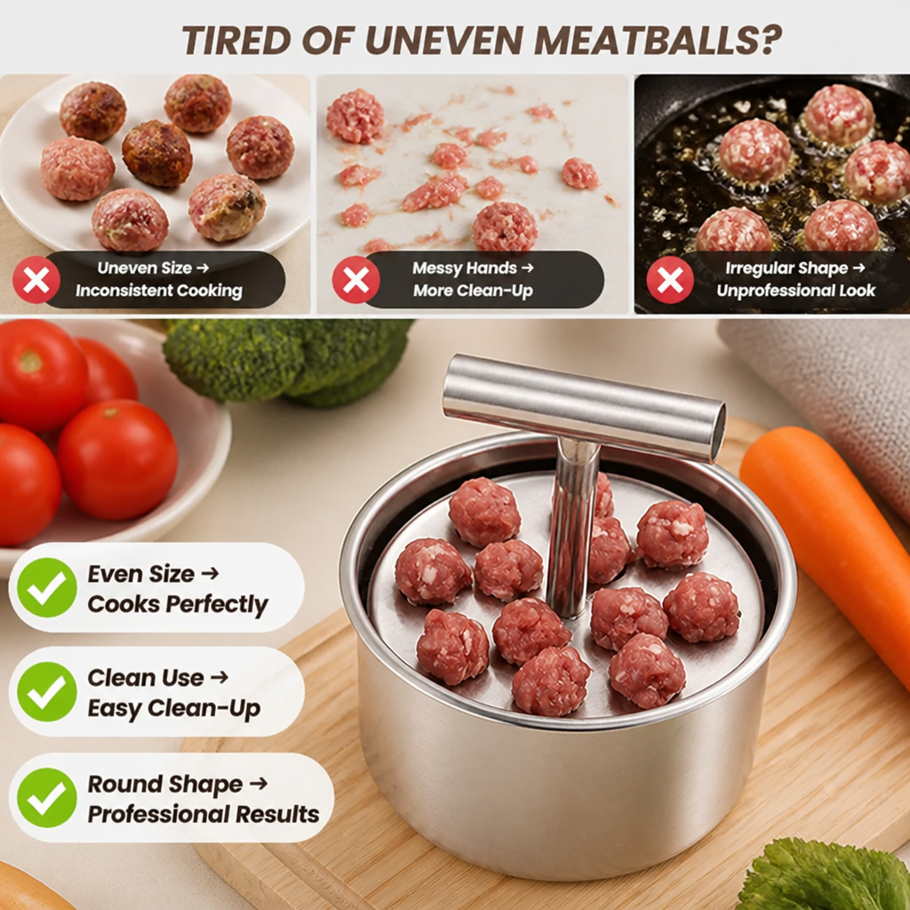 SphereCraft™ — Effortless Perfect Meatballs That Impress Every Time