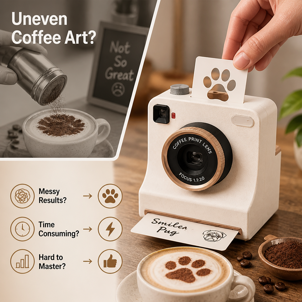 BrewMuse™ — Instantly Create Stunning Coffee Art That Wows Every Time