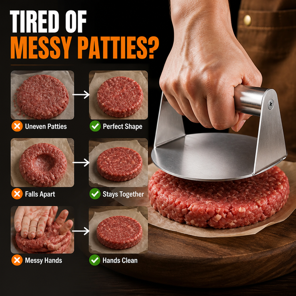 SizzleCraft™ — Craft Flawless Burgers That Steal the Show Every Time