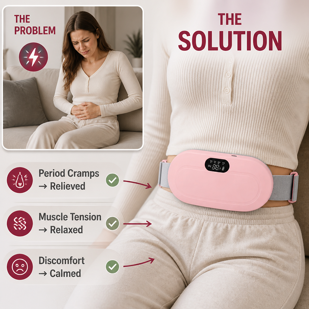 SereniPulse™ — Melt Away Menstrual Pain and Take Back Your Day