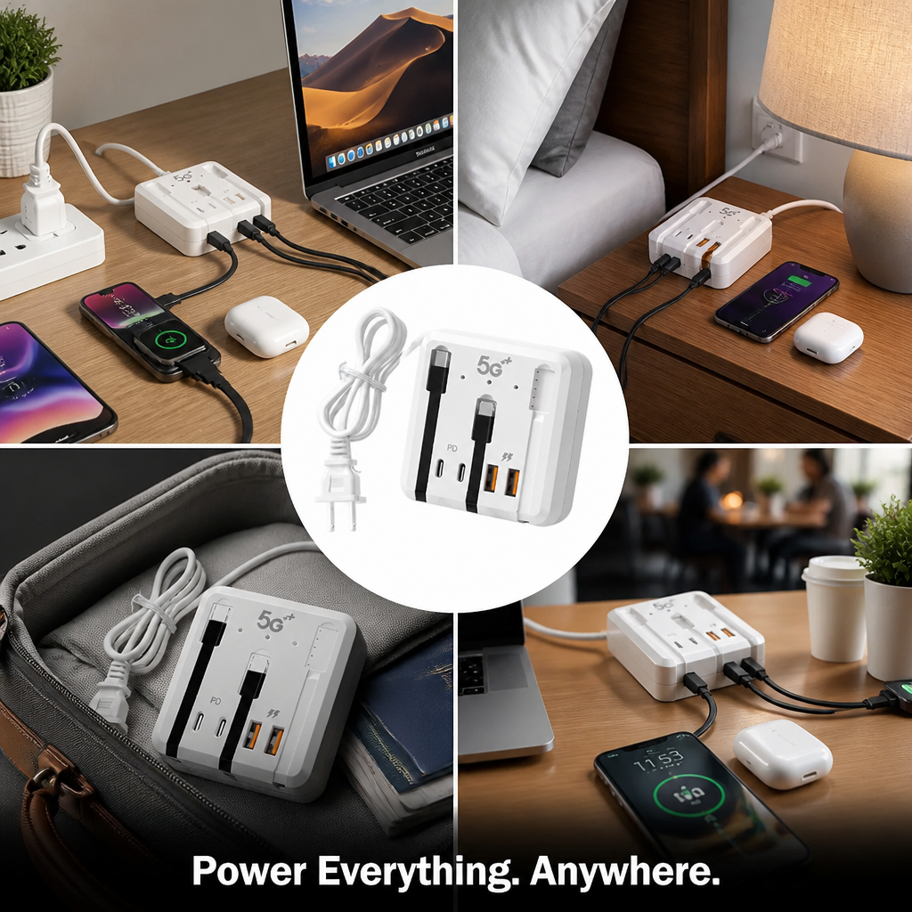 PulsePort™ — Power Every Device Fast, Tidy, and Ready Wherever Life Takes You