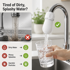 AquaVelle™ Faucet Filter — Experience Splash-Free, Crystal-Clear Water That Protects Your Family Every Day