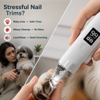 PawLuxe™ 2-in-1 LED Nail Clipper & Grinder — Calm, Confident Grooming Without the Fear or Mess