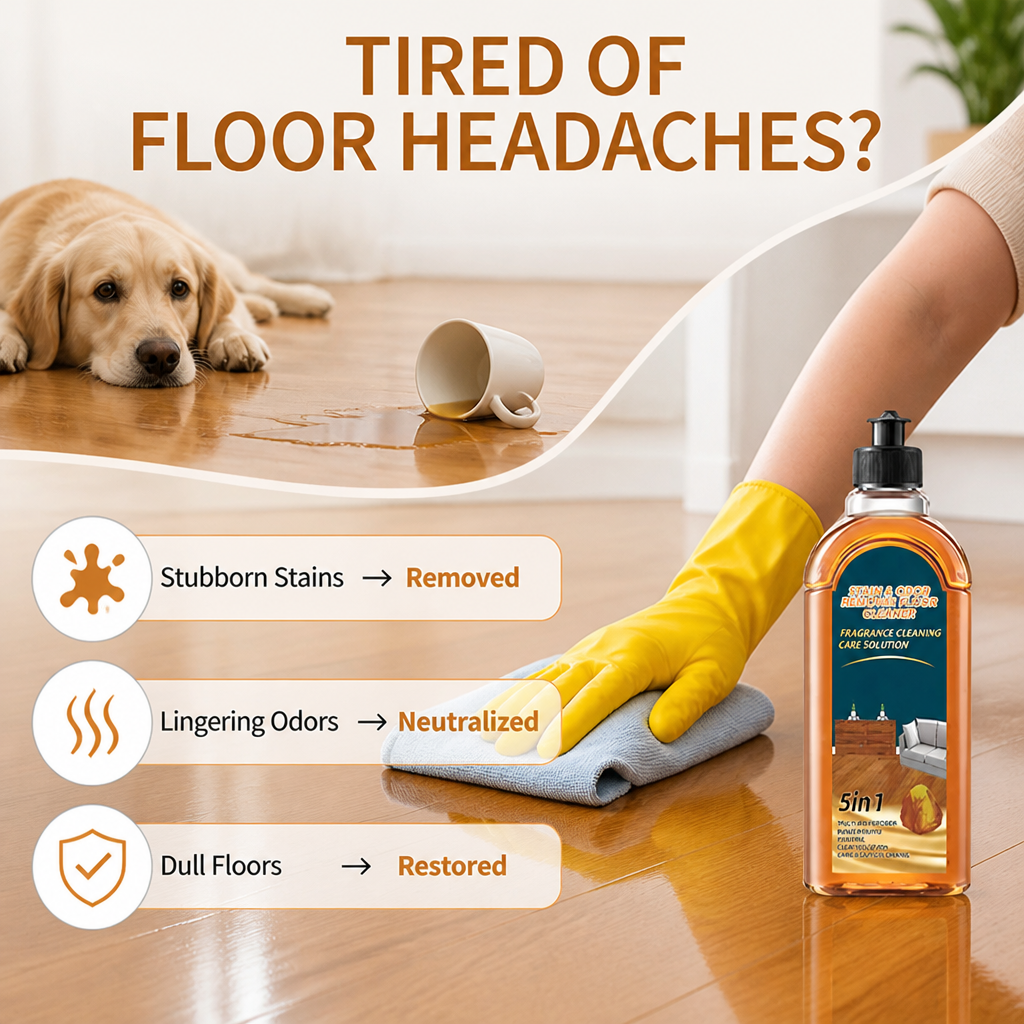 PureLuxe™ Floor Elixir — Make Every Surface Shine Instantly without Lifting a Finger