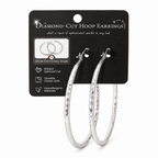 LustraLuxe™ Diamond-Cut Hoop Earrings — Ignite Every Room with Effortless Radiance and Confidence