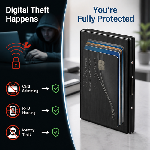 AeroGuard™ — Carry Confidence with Invisible, Bulletproof Card Protection