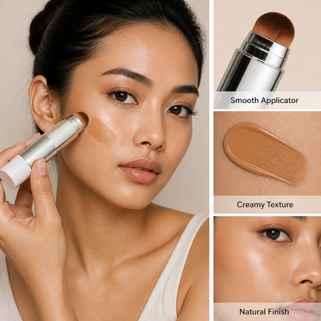 Tintavexa™ Color-Adaptive Foundation Stick — Unlock Your True Glow with Every Swipe