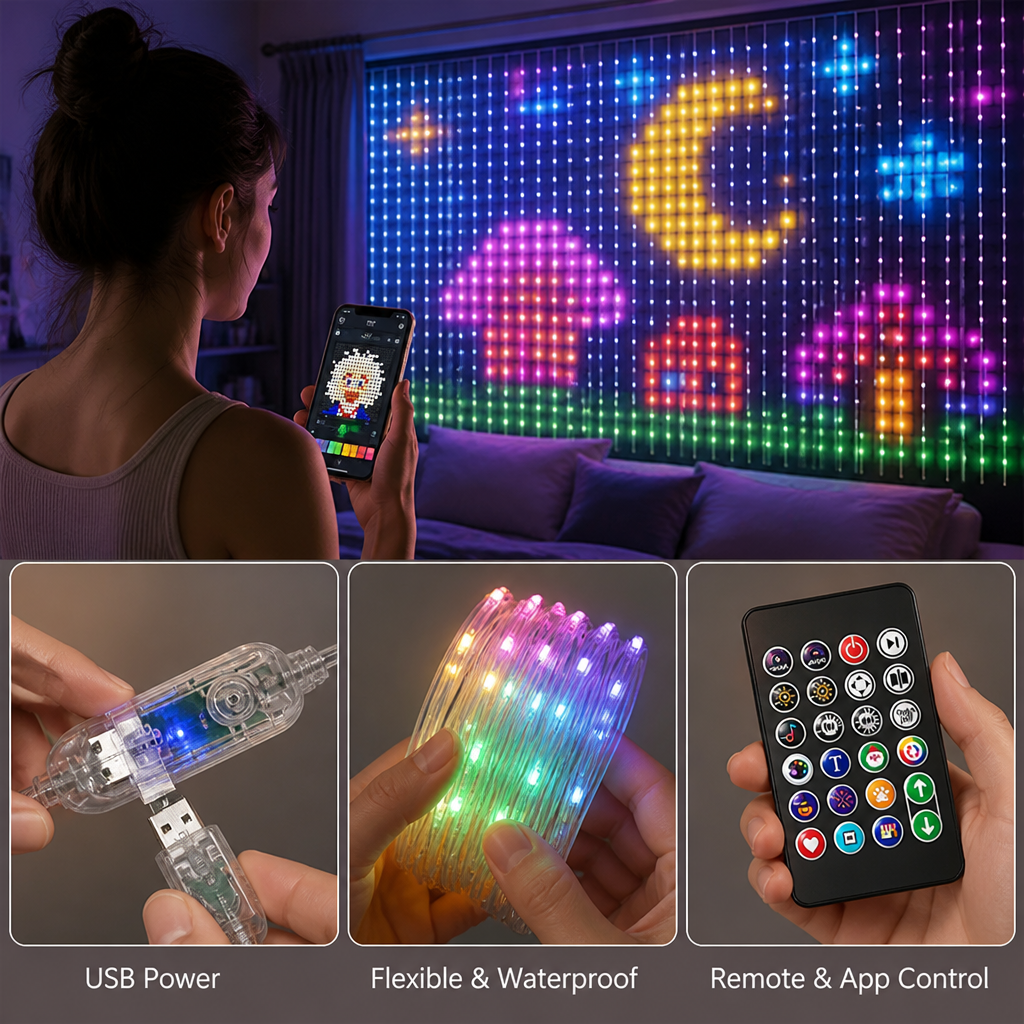 LumaCanvas™ — Turn Any Gathering Into a Colorful, Music-Synced Moment