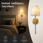 LumiVibe™ Wireless Wall Lamp Sconce — Transform Your Space Into a Cozy, Luxe Retreat Instantly