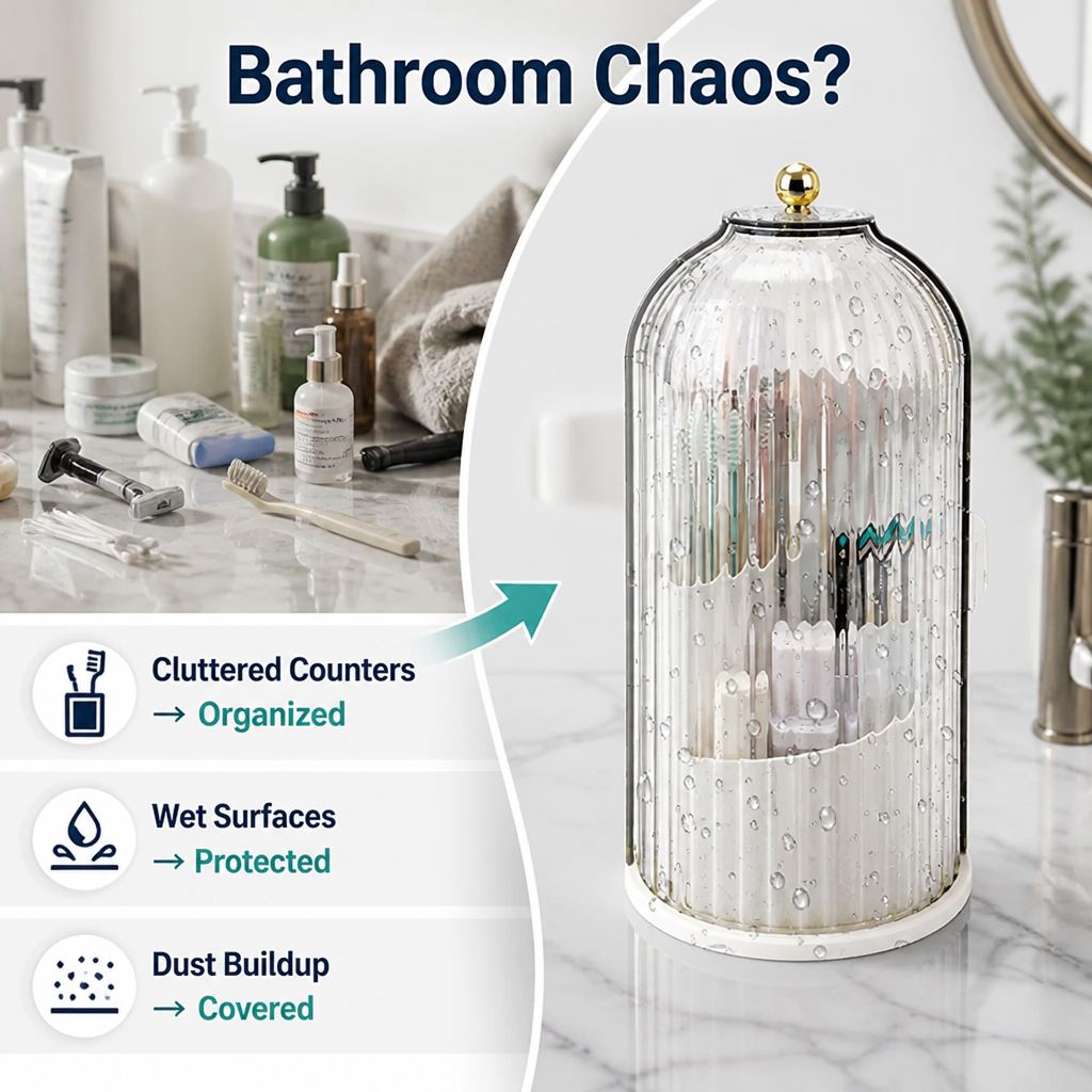 GlideEase™ — Instantly Transform Bathroom Chaos into Calm Confidence