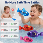 AquaGlim™ 4-pcs — Transform Bath Time Into Magical Light and Laughter