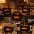 BlazeAura™ — Transform Your Space into a Soothing Flame-Filled Sanctuary