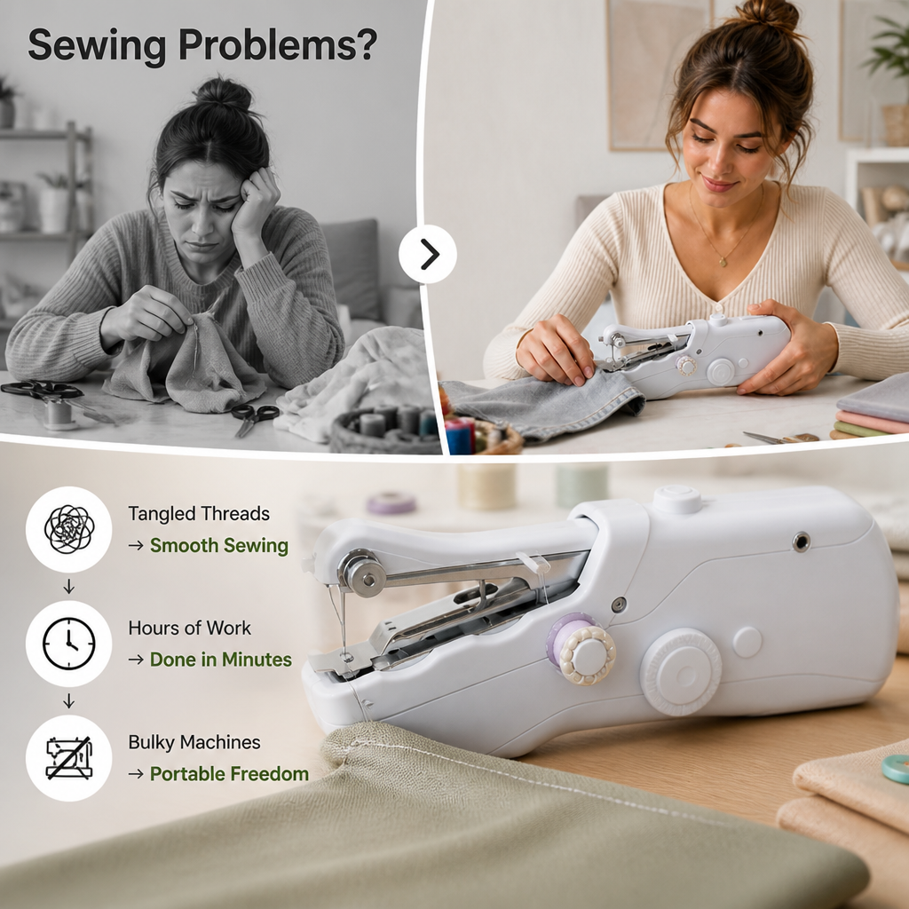 SwiftStitch™ — Sew Anywhere, Create Anything, Master Every Fabric with Ease