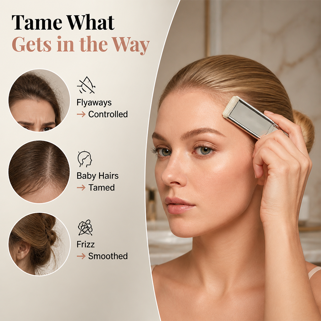 SleekStix™ — Instant Flyaway Control for Polished, Head-Turning Hair Anywhere