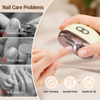 Klyvessa™ 2-in-1 Electric Clipper & Polisher — Perfect Nails Without the Pain, Every Time