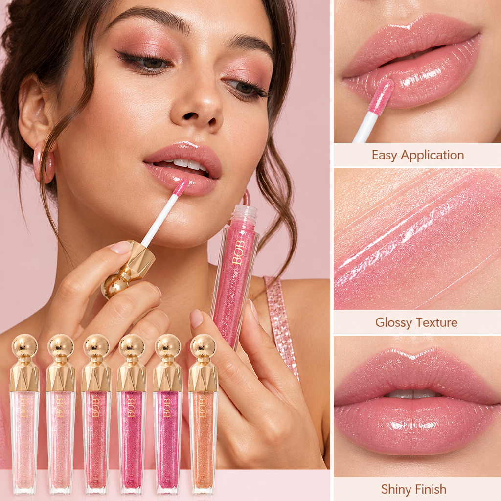 LumeLuxe™ Diamond Shine Lip Gloss — Transform Your Lips Into a Magnetic, Dazzling Statement