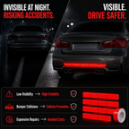 ViziShield™ Reflective Bumper Strips — Make Your Ride Unstoppable in the Dark