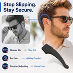 GripGuard™ — Keep Your Glasses Locked, Comfortable, and Forgettable All Day Long