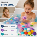 WaveJoy™ Fizz Bombs — Turn Bath Time into a Colorful, Calming Treasure Hunt Your Kids Will Beg For