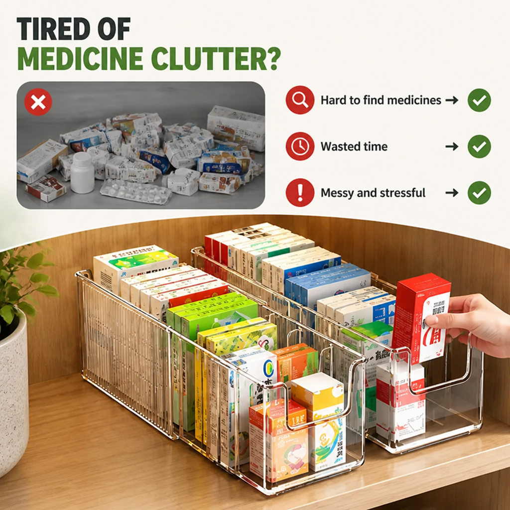 OptiView™ Adjustable Storage Organizer — Master Your Space with Instant Clarity and Effortless Order